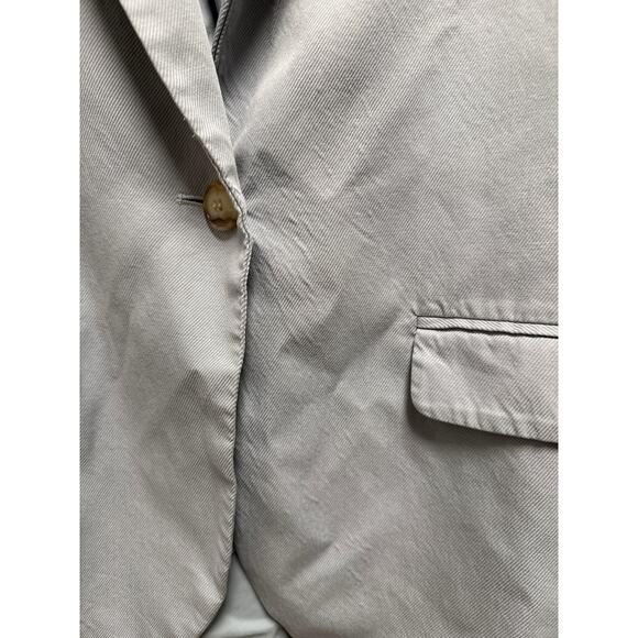 Madewell Oversized Linen Larsen Classic Minimalist Blazer in Drapeweave Size XL - Picture 6 of 9